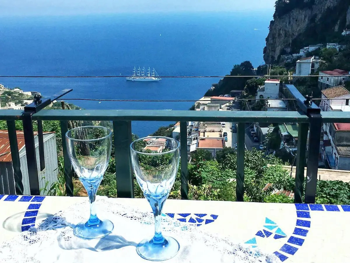 Apartment Ferienwohnung Casa Ambrosia In Amalfi With Sea View, Wifi And Ac