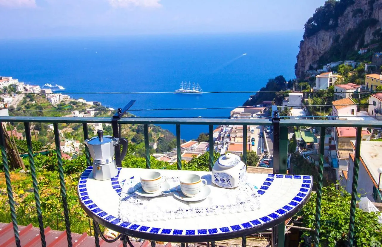 Casa Ambrosia In Amalfi With Sea View, Wifi And Ac Apartment Italy